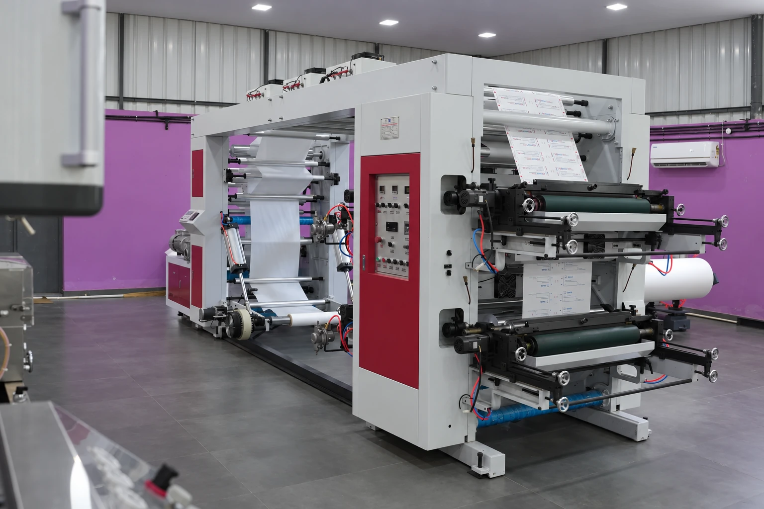 Flexographic printing press