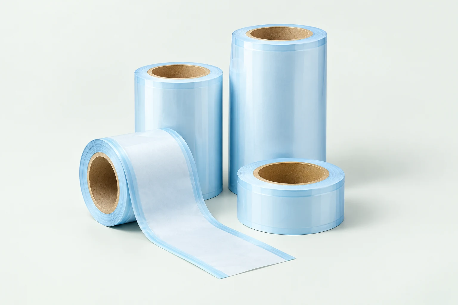 Paper and blue-film sterilization reels